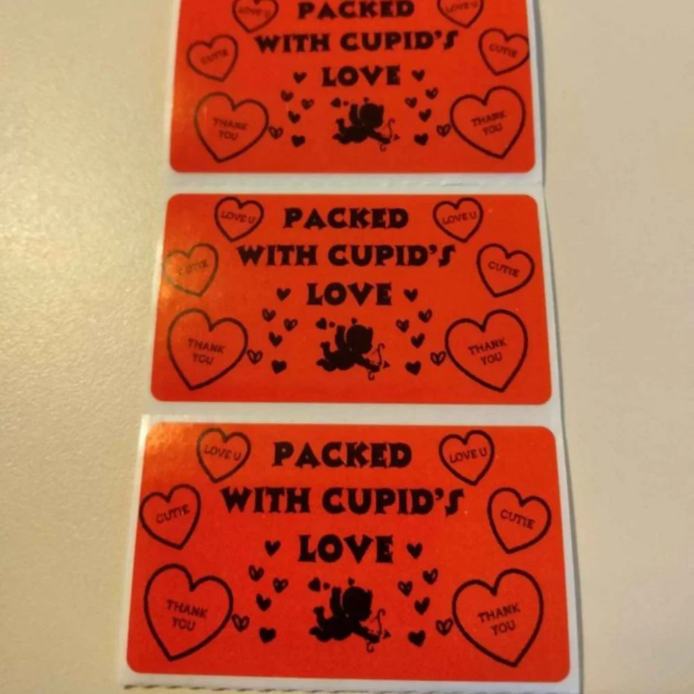 💙100 Cupid's Love- Shipping Labels Thermal Packaging Stickers 2.25